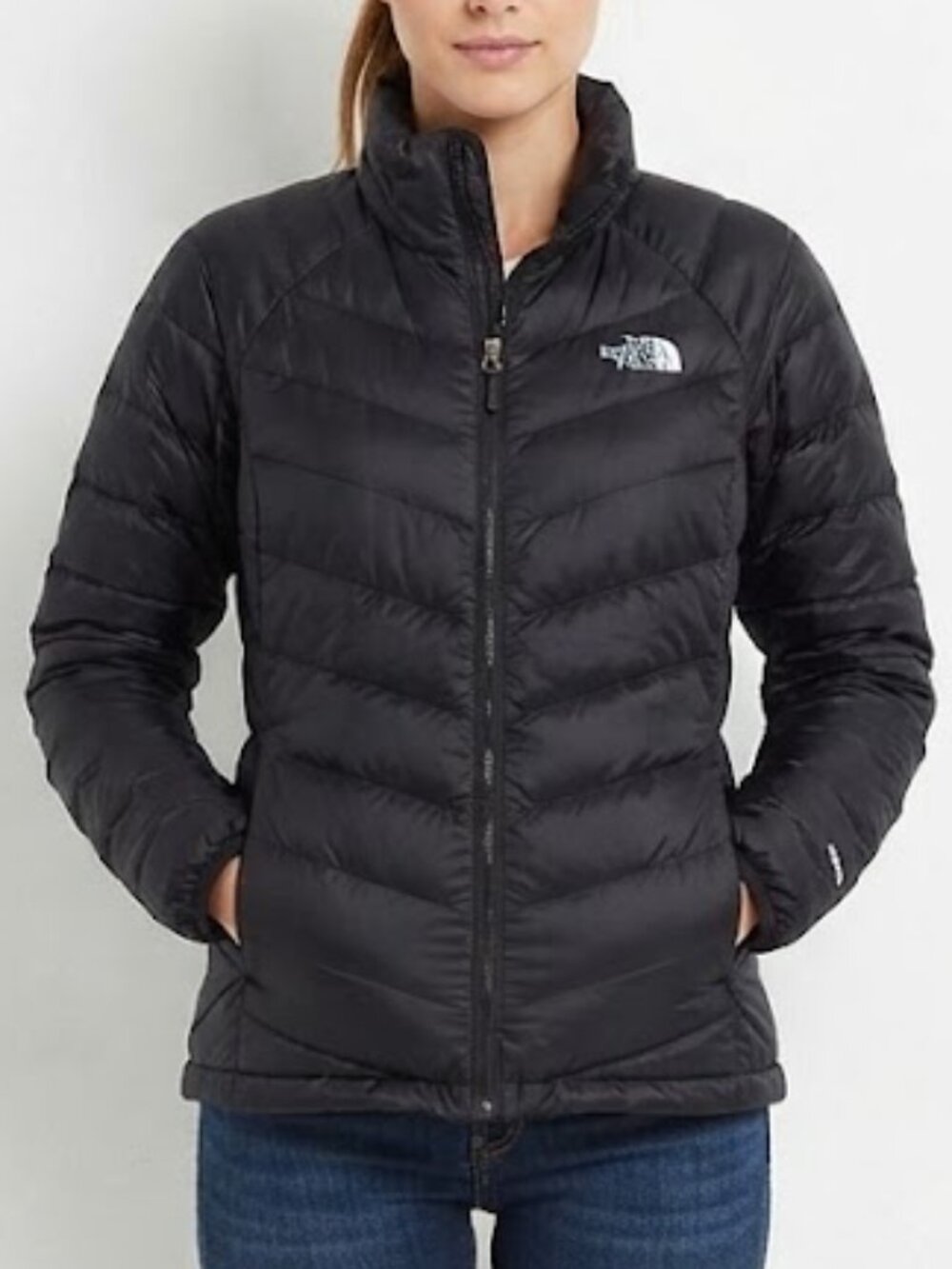 The North Face 550 Goose Down Puffer Black Winter Jacket Women's M